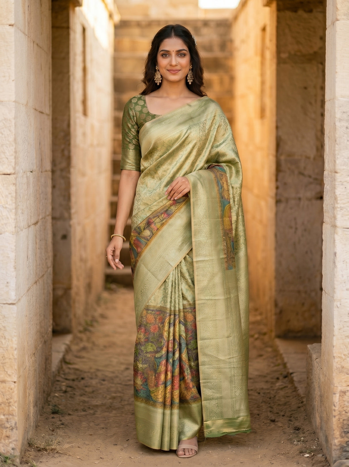 MIMOSA Saree Saree — pose 4 styling detail
