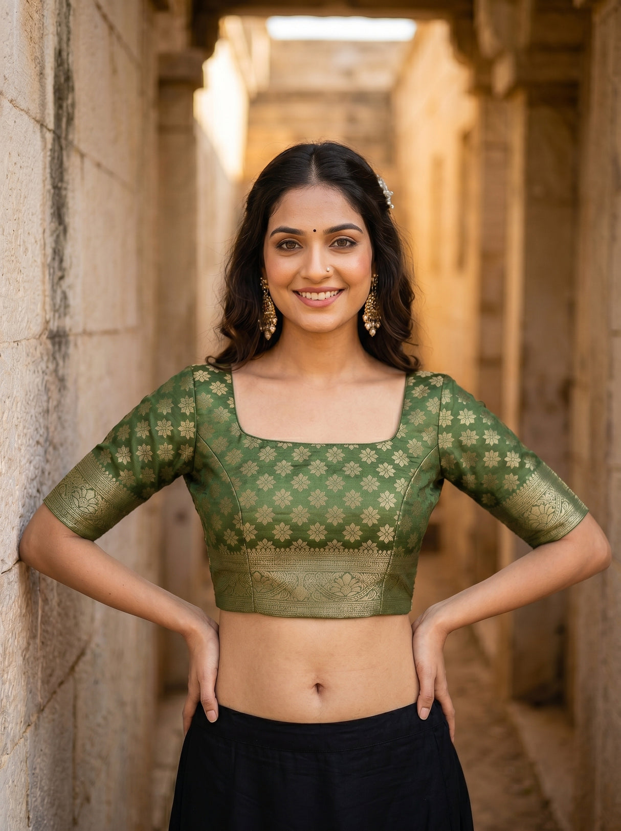 MIMOSA Saree Saree — blouse close-up