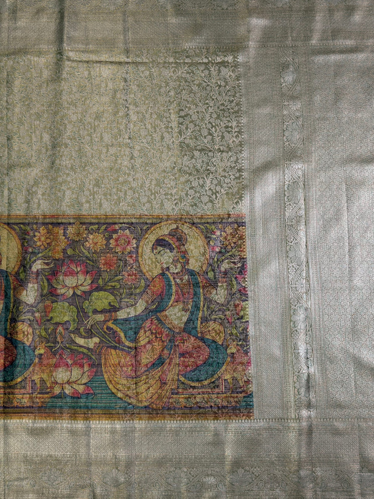 MIMOSA Saree Saree — pallu and zari work detail