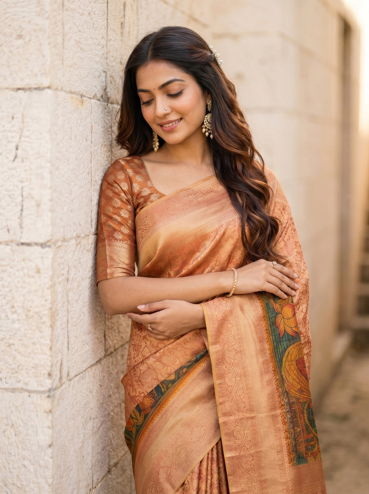 MIMOSA Saree Saree — pose 10 styling detail