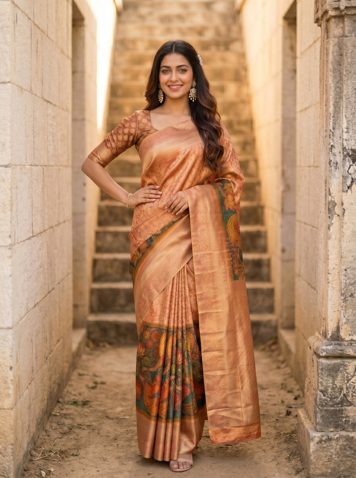 MIMOSA Saree Saree — pose 4 styling detail