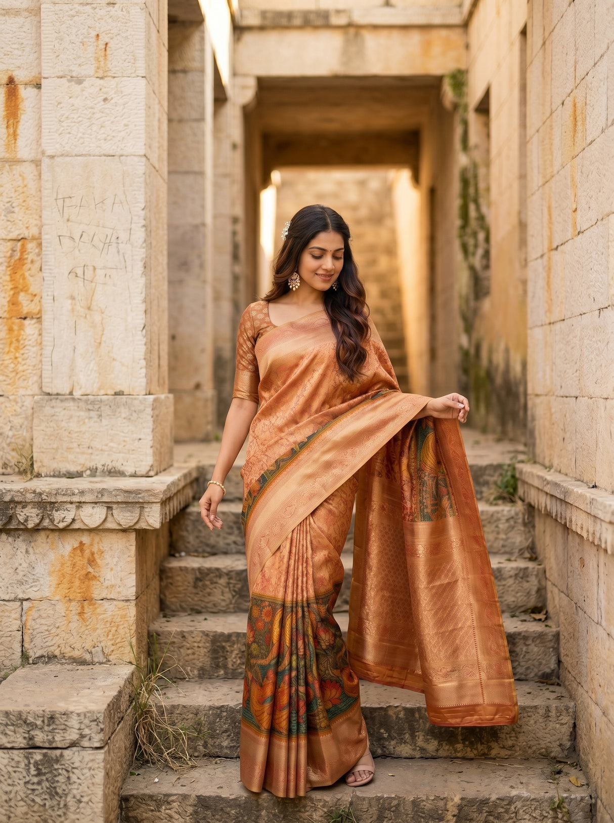 MIMOSA Saree Saree — pose 5 styling detail