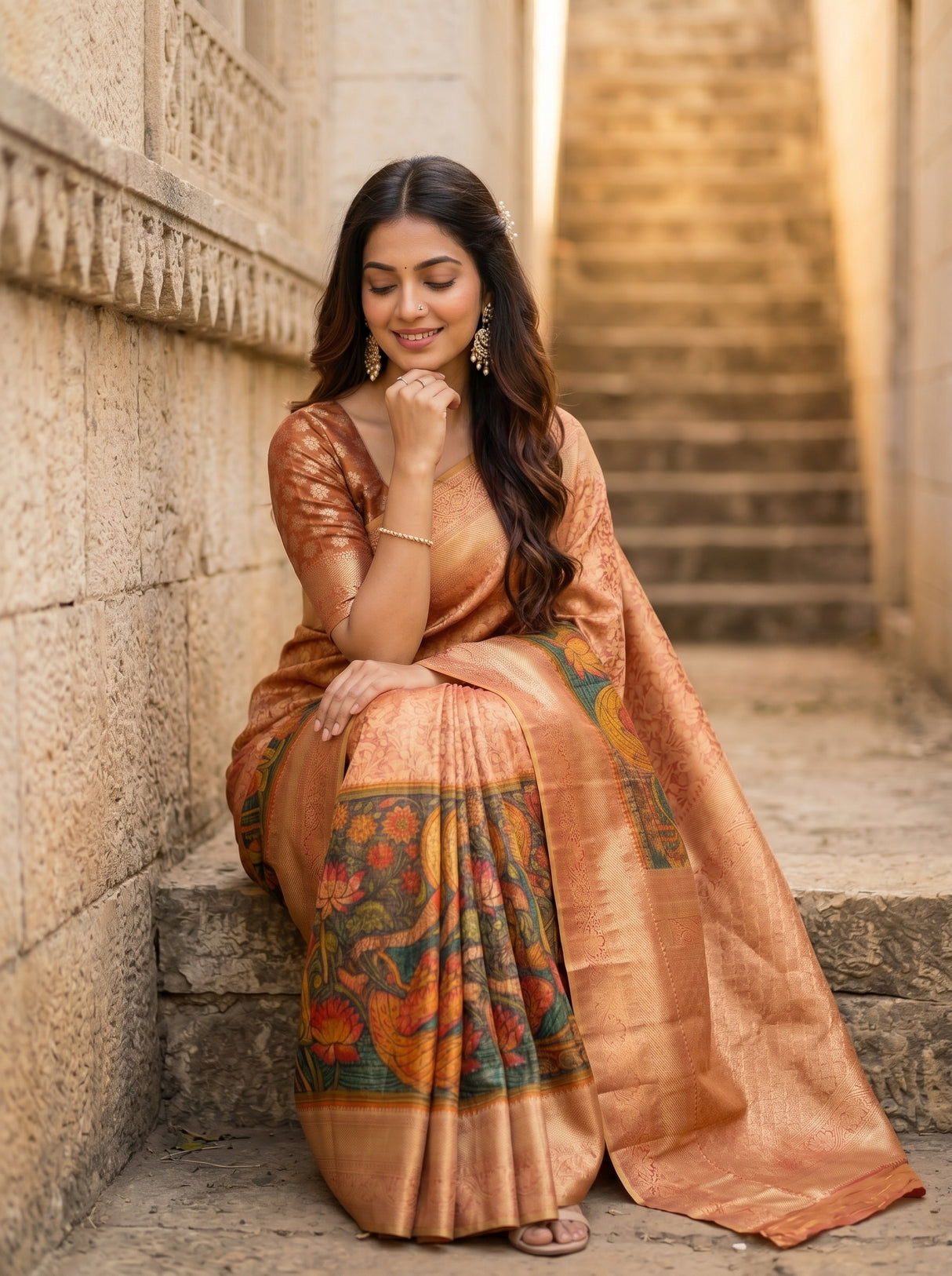 MIMOSA Saree Saree — pose 8 styling detail