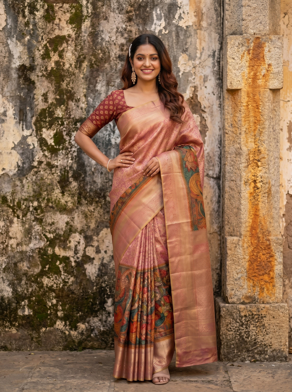 MIMOSA Saree Saree — pose 4 styling detail