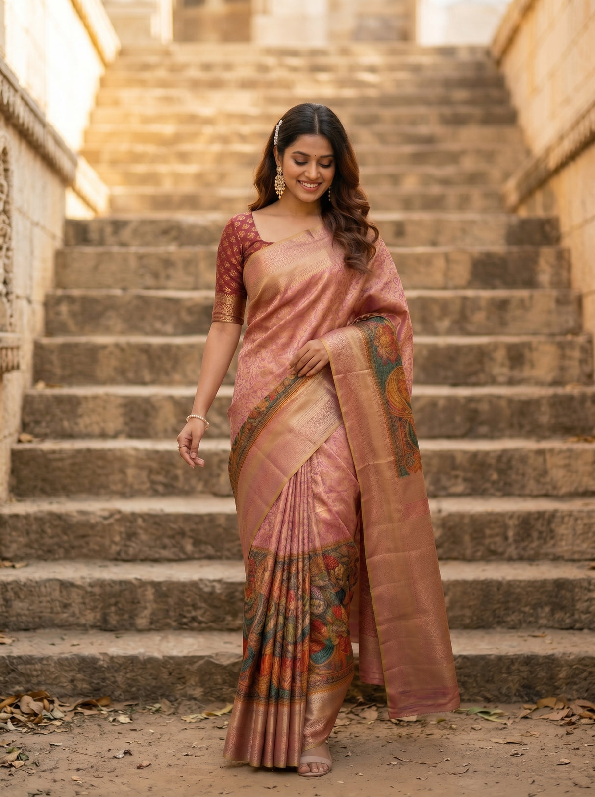 MIMOSA Saree Saree — pose 6 styling detail