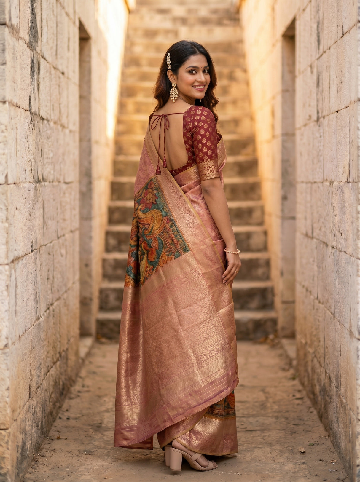 MIMOSA Saree Saree — pose 7 styling detail