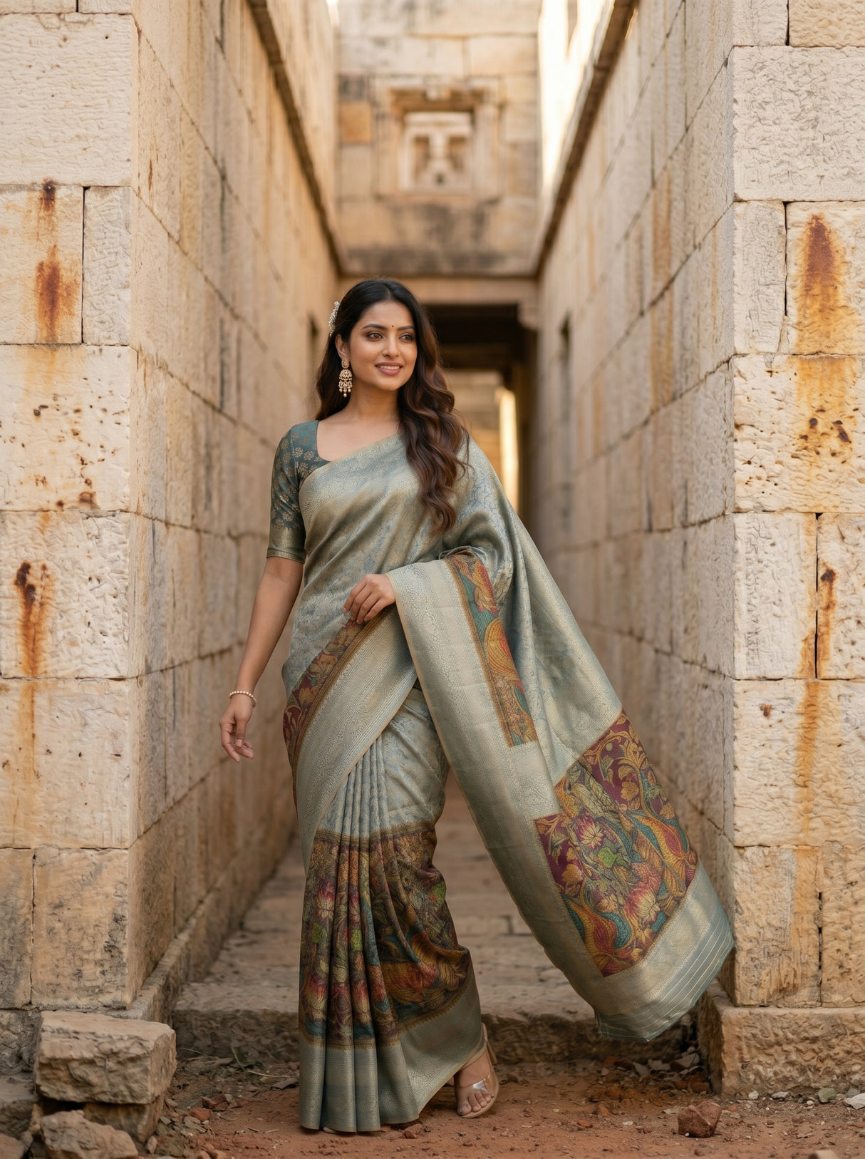 MIMOSA Saree Saree — pose 5 styling detail
