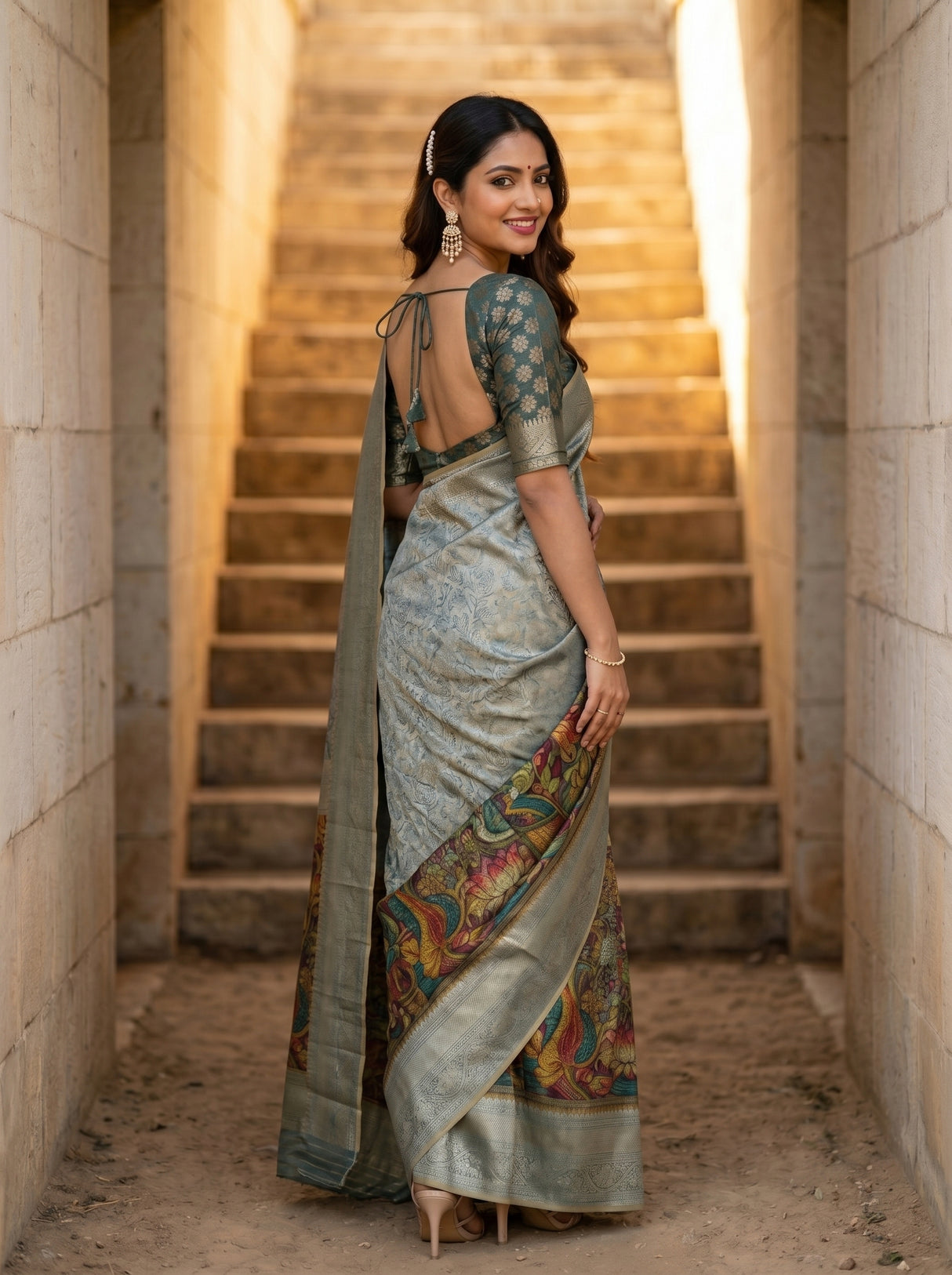 MIMOSA Saree Saree — pose 7 styling detail