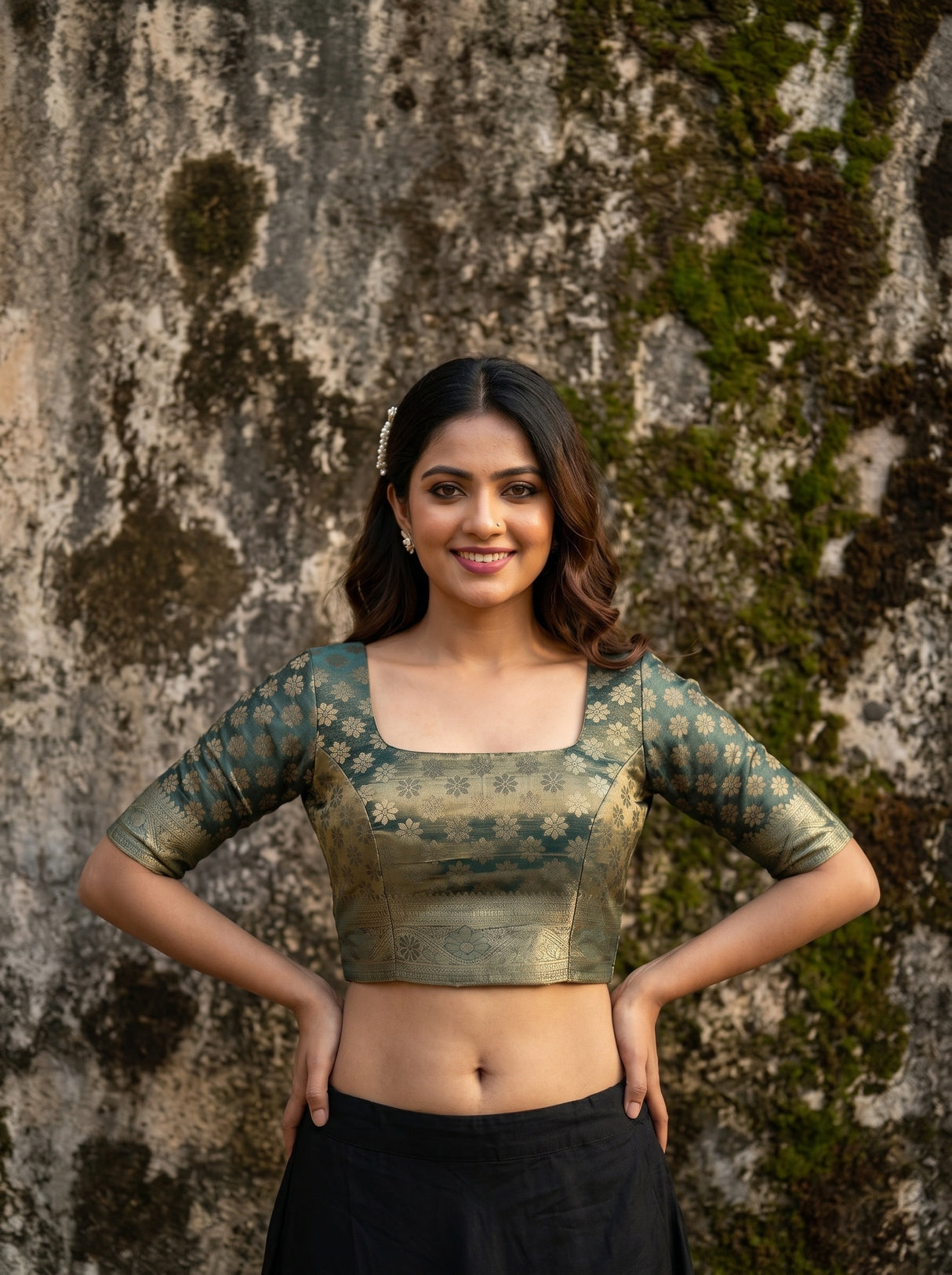 MIMOSA Saree Saree — blouse close-up