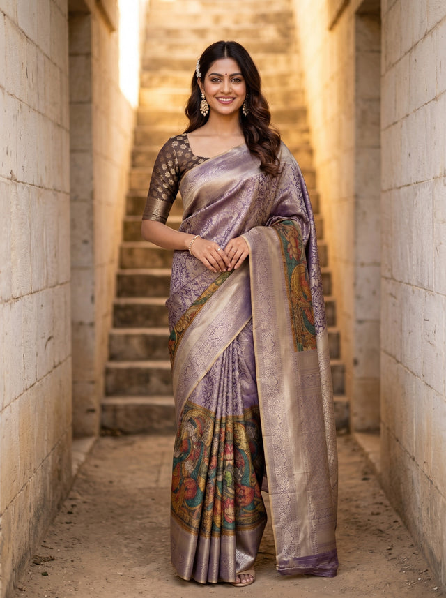 MIMOSA Saree Saree — front view on mannequin