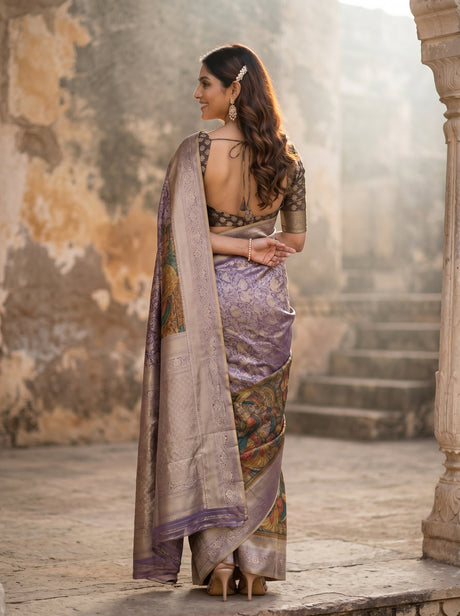 MIMOSA Saree Saree — pose 2 styling detail