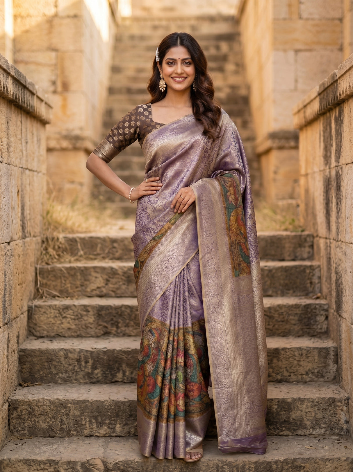 MIMOSA Saree Saree — pose 4 styling detail