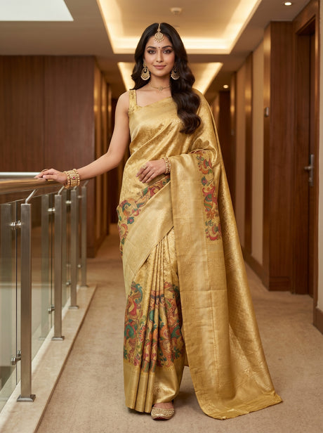 MIMOSA Saree Saree — front view on mannequin