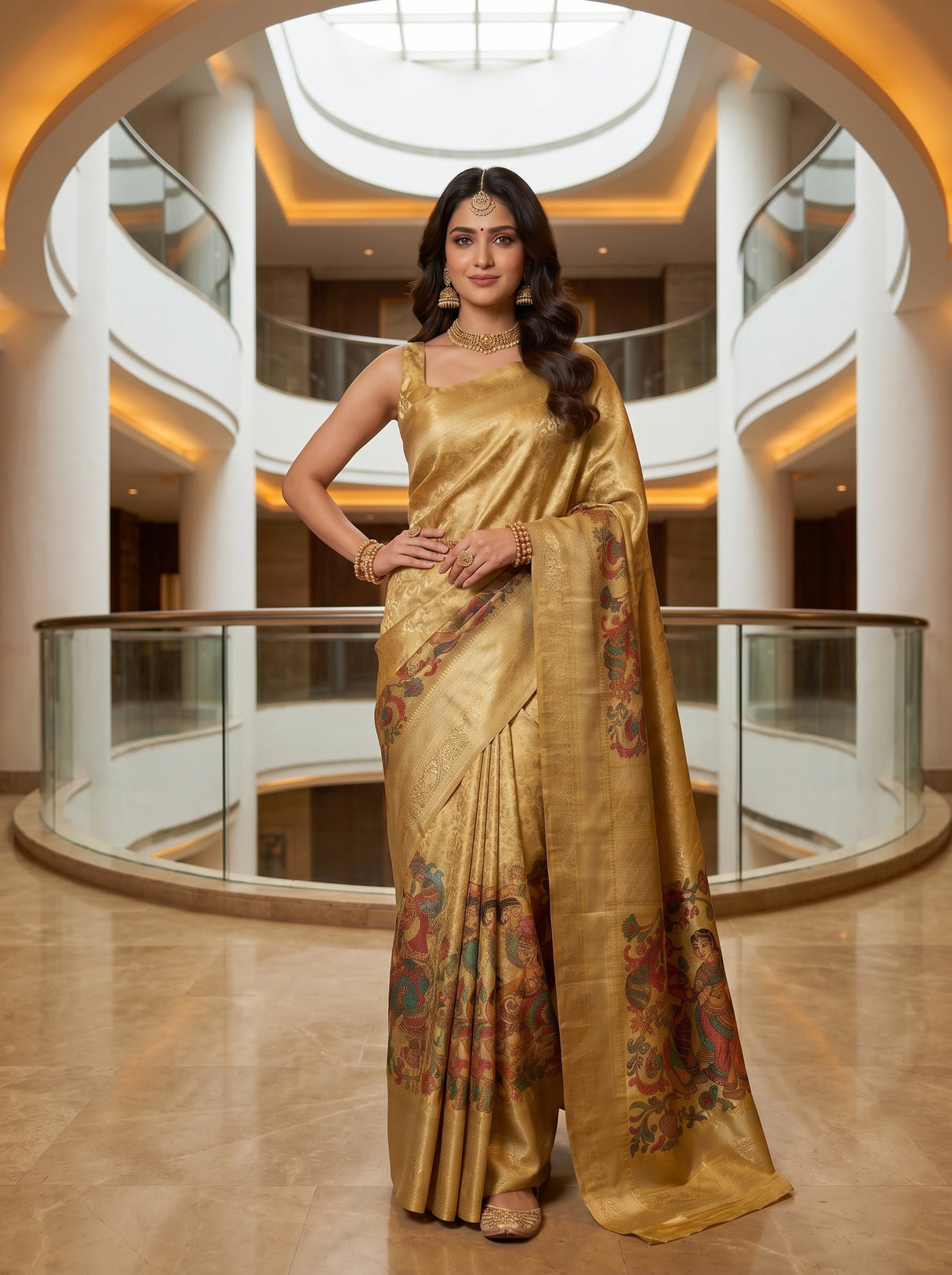 MIMOSA Saree Saree — pose 4 styling detail
