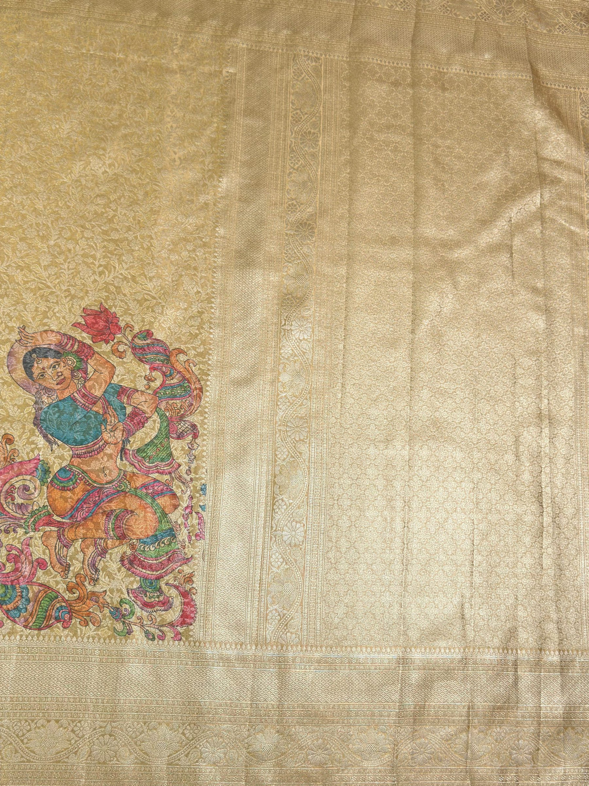 MIMOSA Saree Saree — pallu and zari work detail