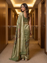 MIMOSA Saree Saree — pose 2 styling detail