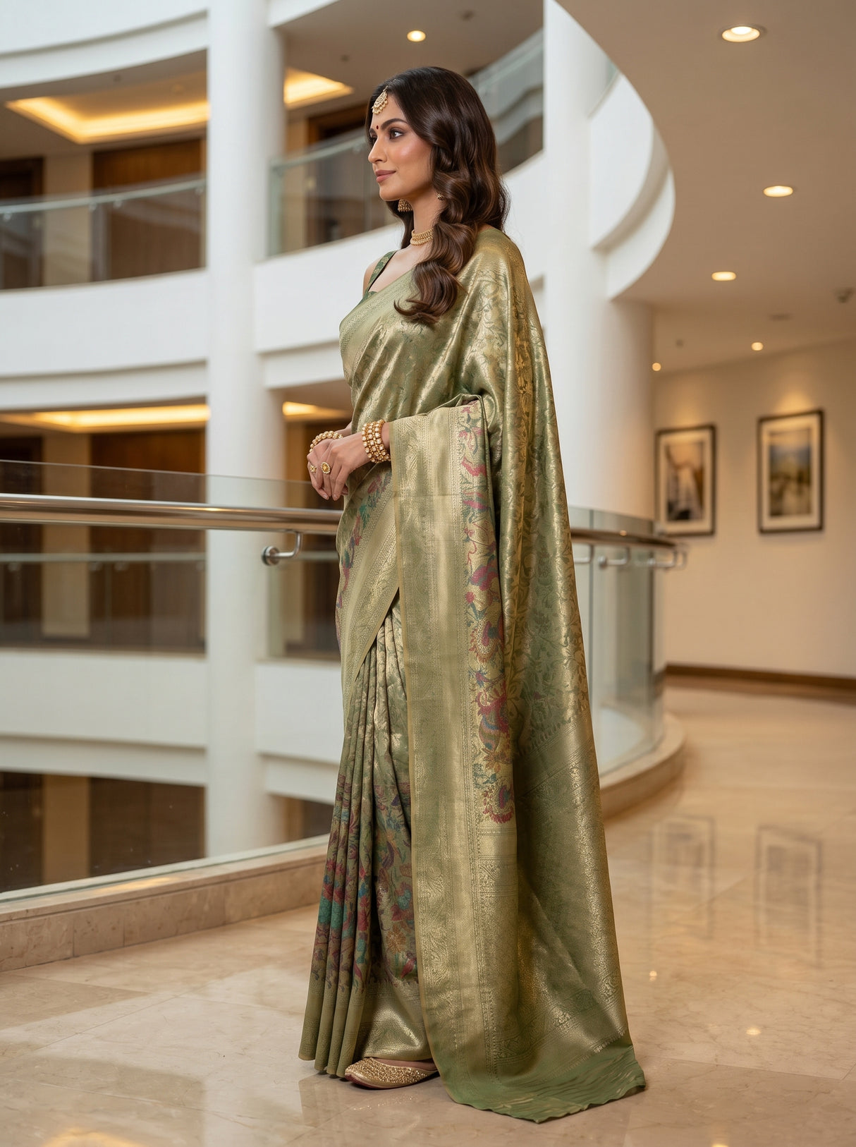 MIMOSA Saree Saree — pose 3 styling detail