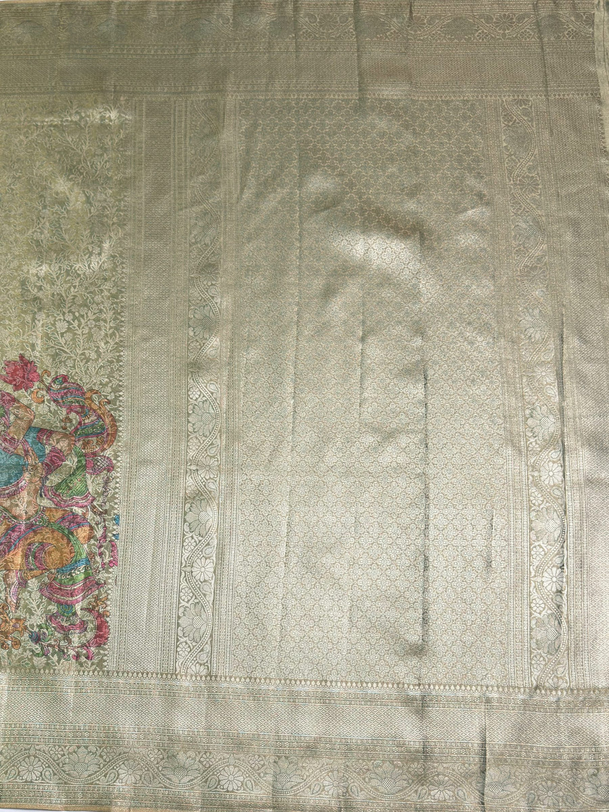 MIMOSA Saree Saree — pallu and zari work detail