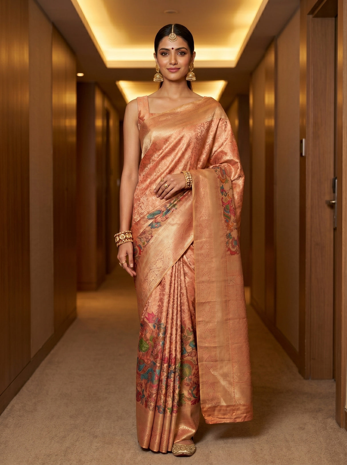MIMOSA Saree Saree — front view on mannequin