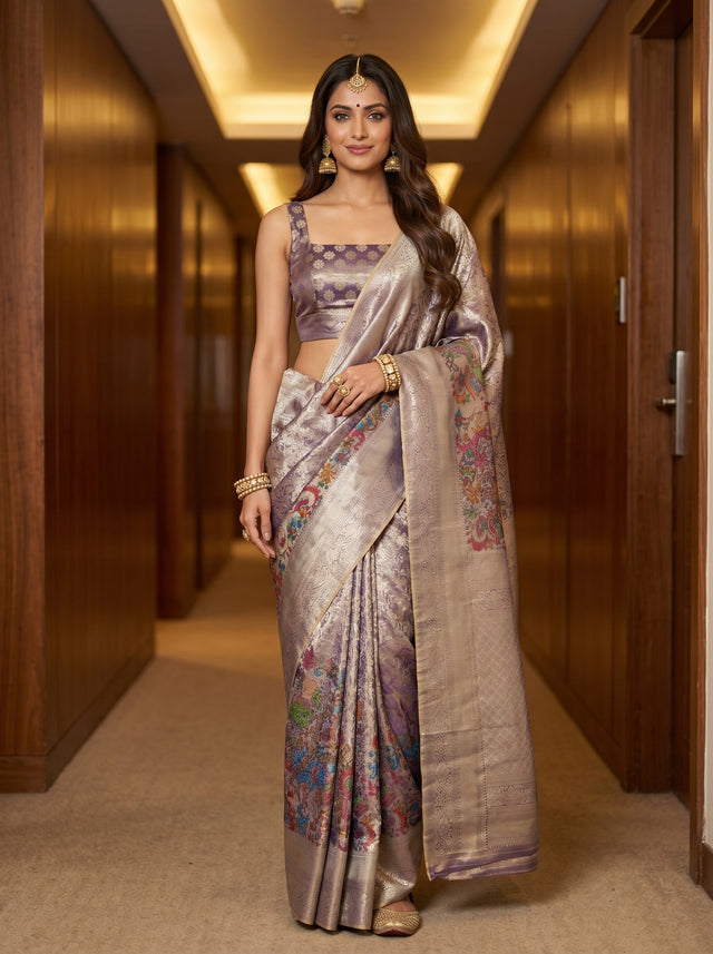 MIMOSA Saree Saree — front view on mannequin