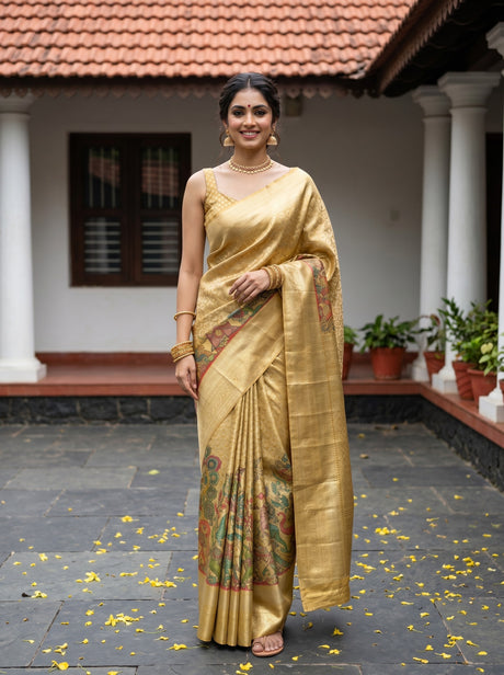 MIMOSA Saree Saree — front view on mannequin
