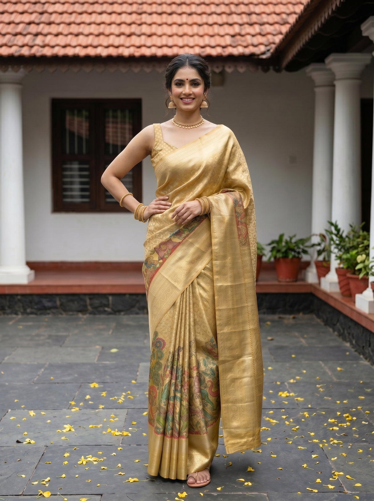 MIMOSA Saree Saree — pose 4 styling detail