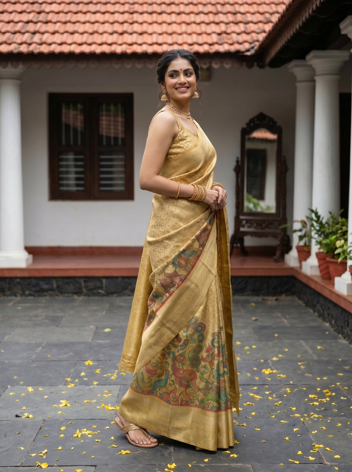 MIMOSA Saree Saree — pose 5 styling detail