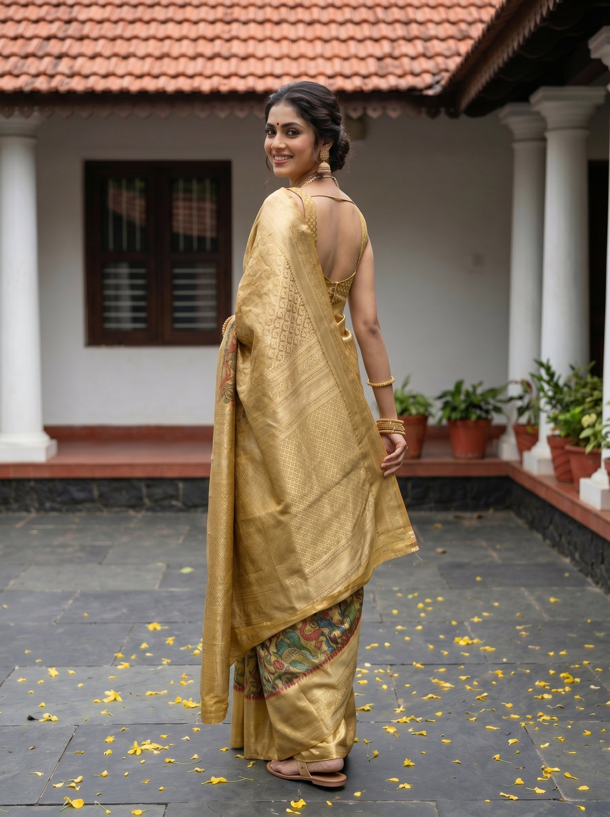 MIMOSA Saree Saree — pose 7 styling detail
