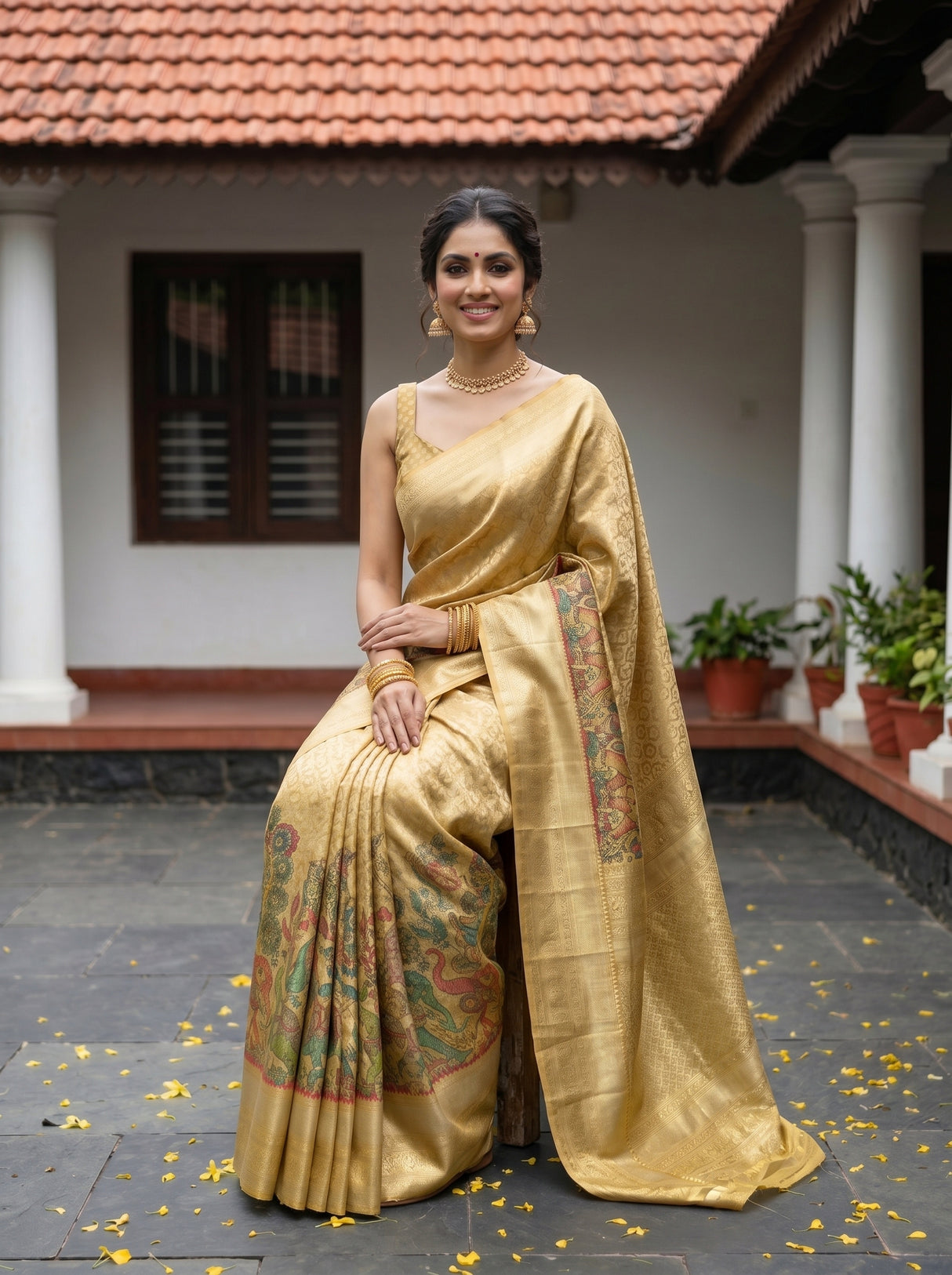 MIMOSA Saree Saree — pose 8 styling detail