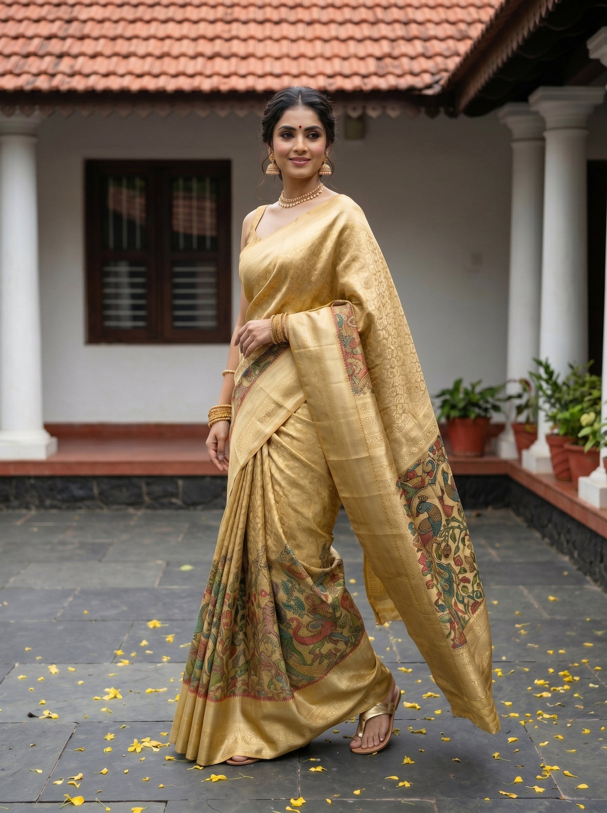 MIMOSA Saree Saree — pose 9 styling detail