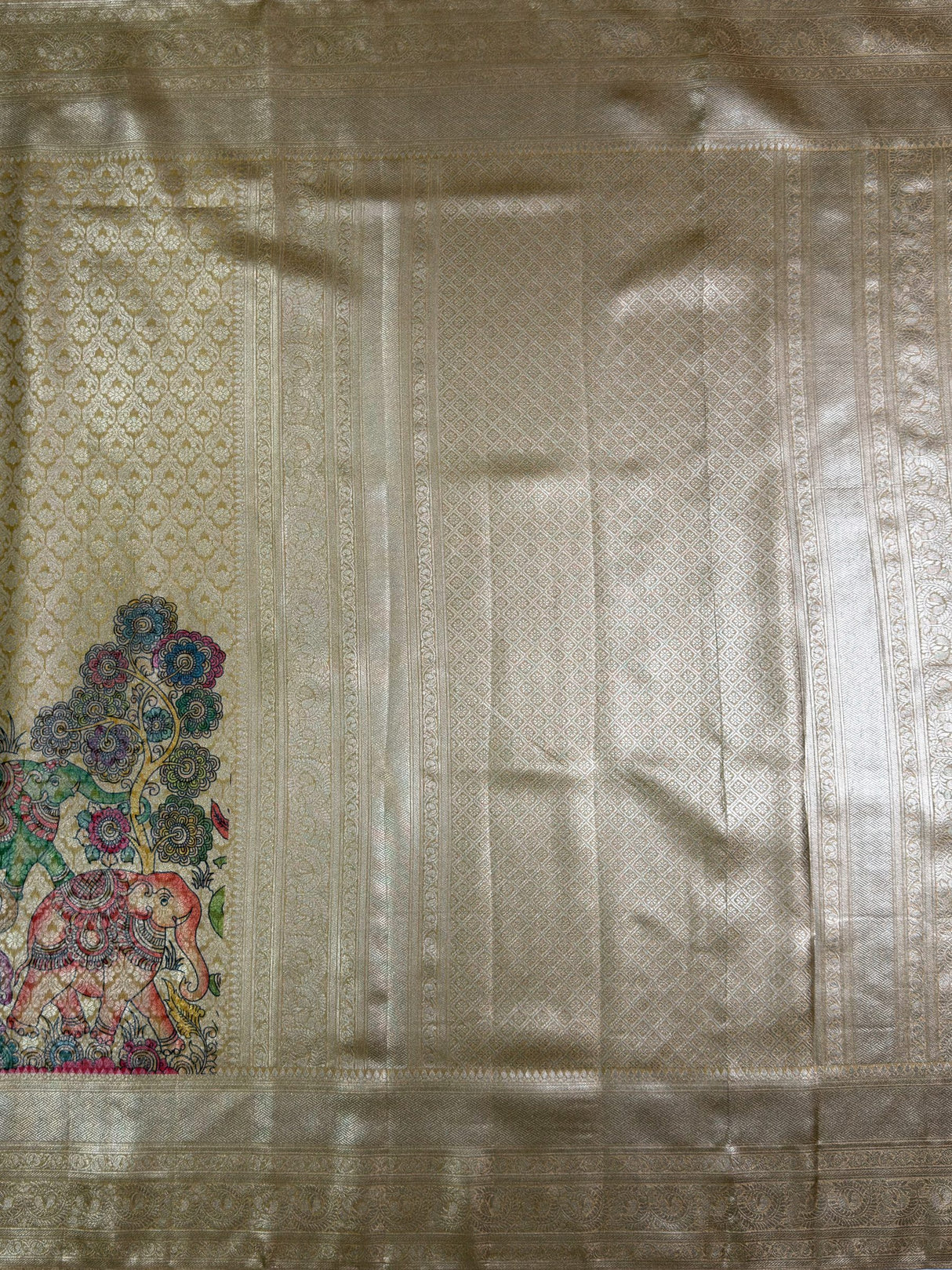 MIMOSA Saree Saree — pallu and zari work detail