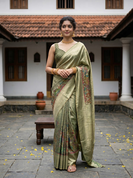 MIMOSA Saree Saree — front view on mannequin