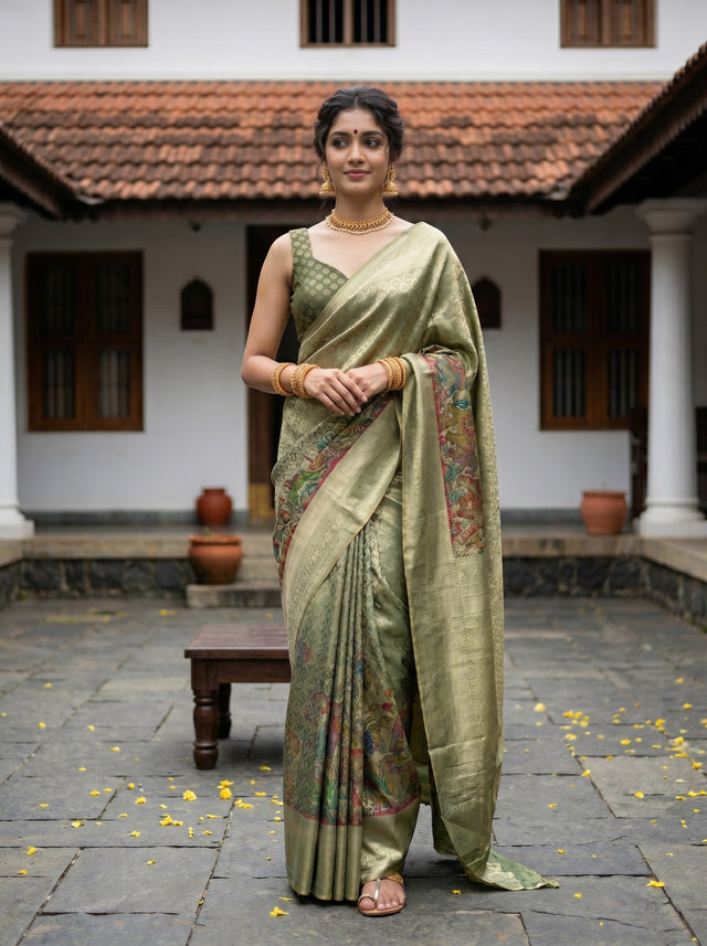 MIMOSA Saree Saree — front view on mannequin