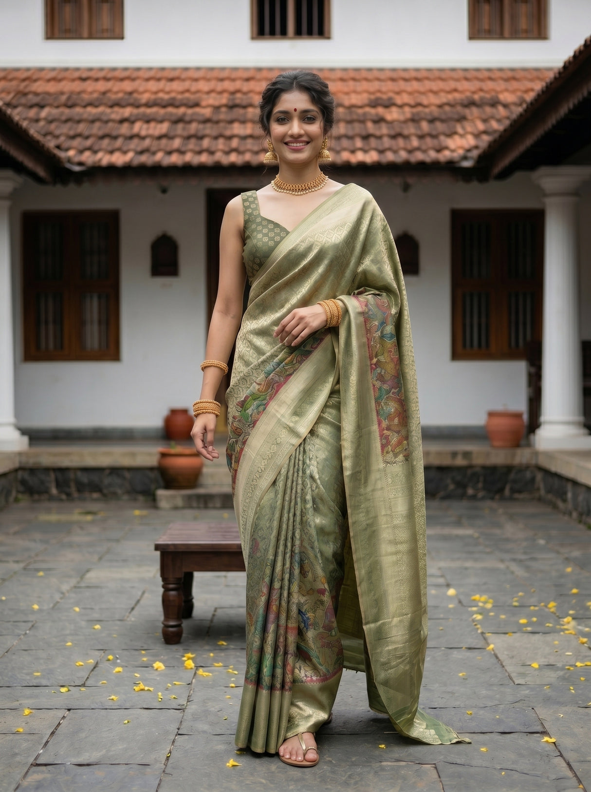 MIMOSA Saree Saree — pose 6 styling detail