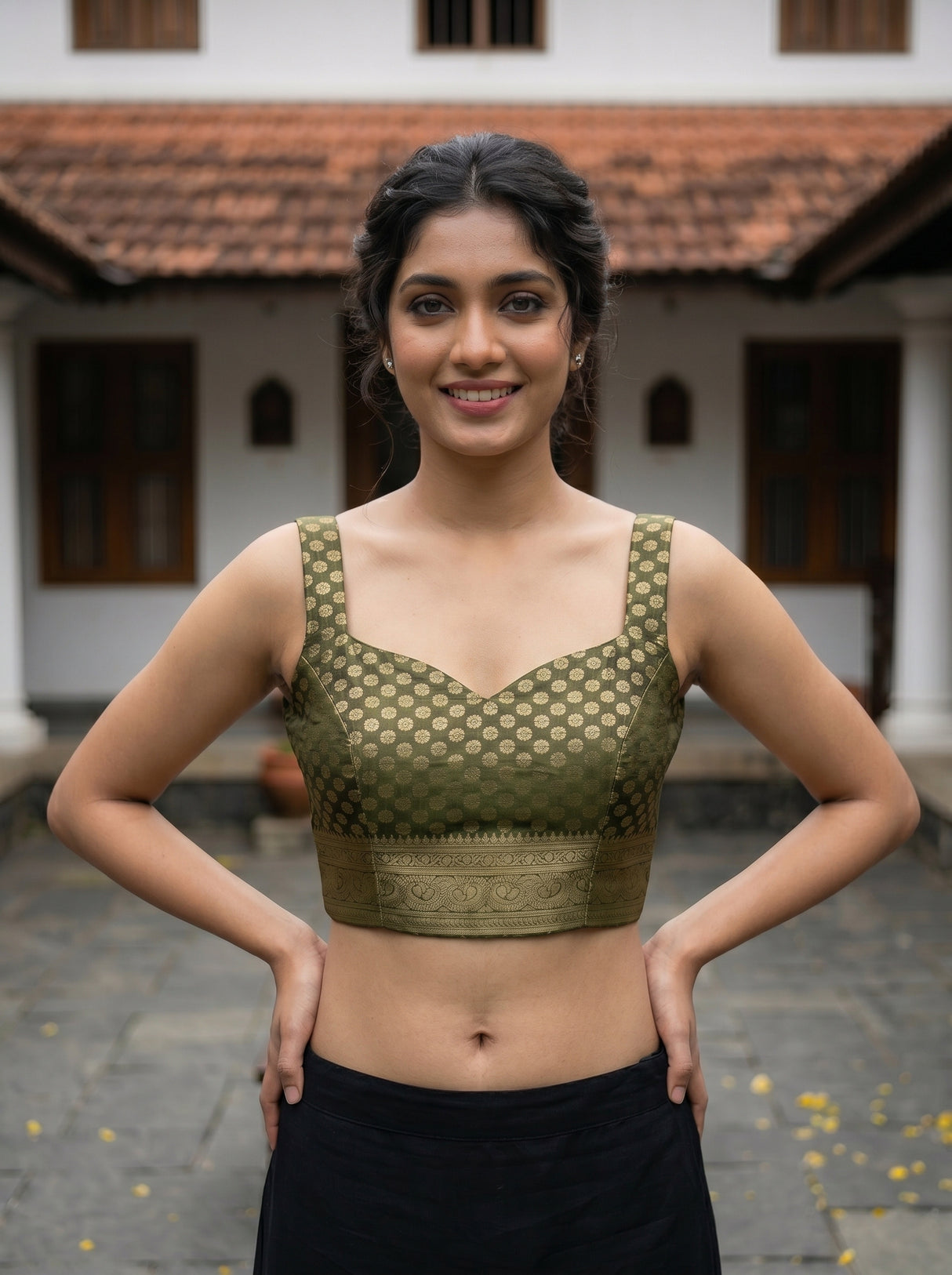 MIMOSA Saree Saree — blouse close-up