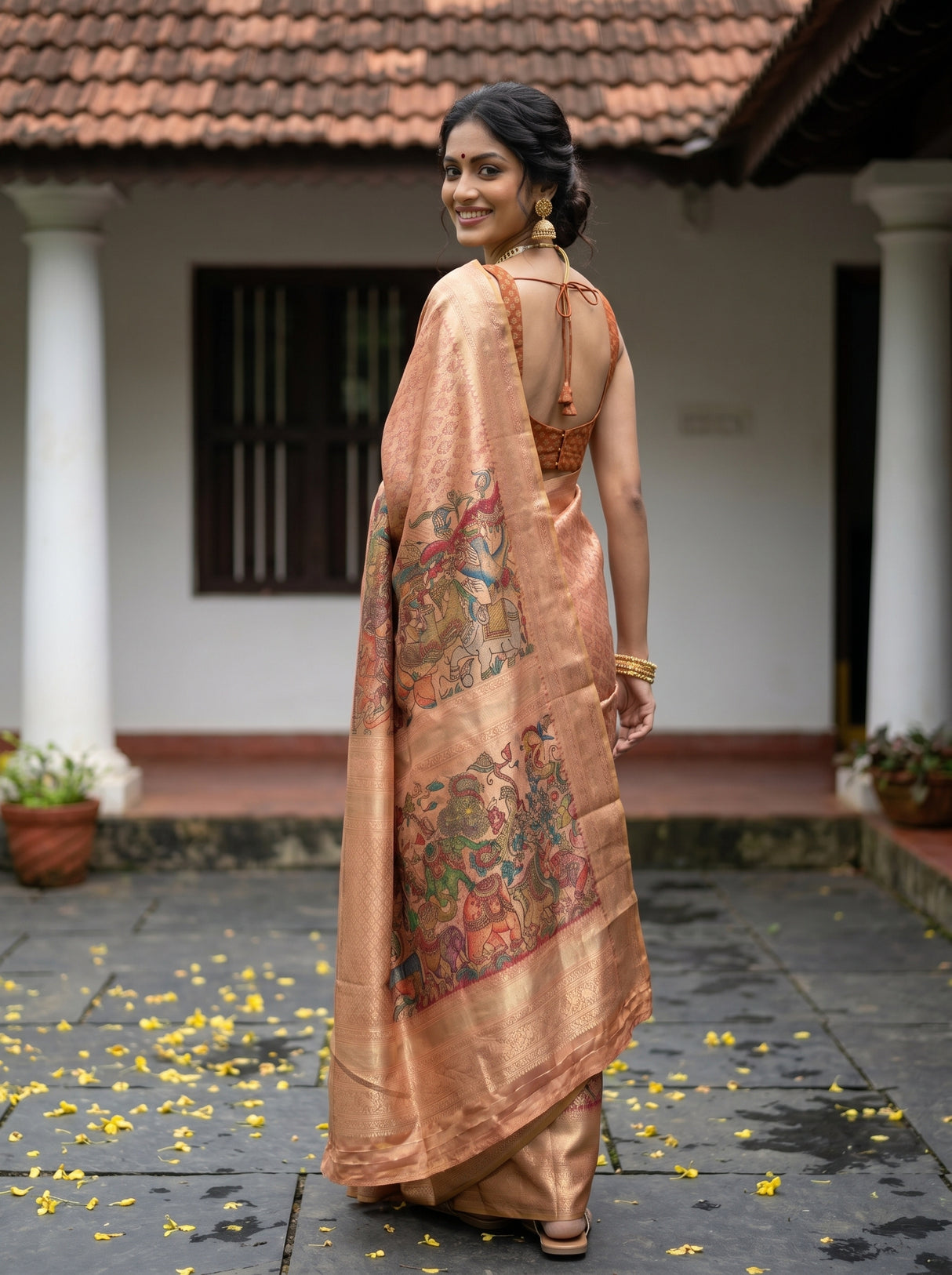 MIMOSA Saree Saree — pose 7 styling detail