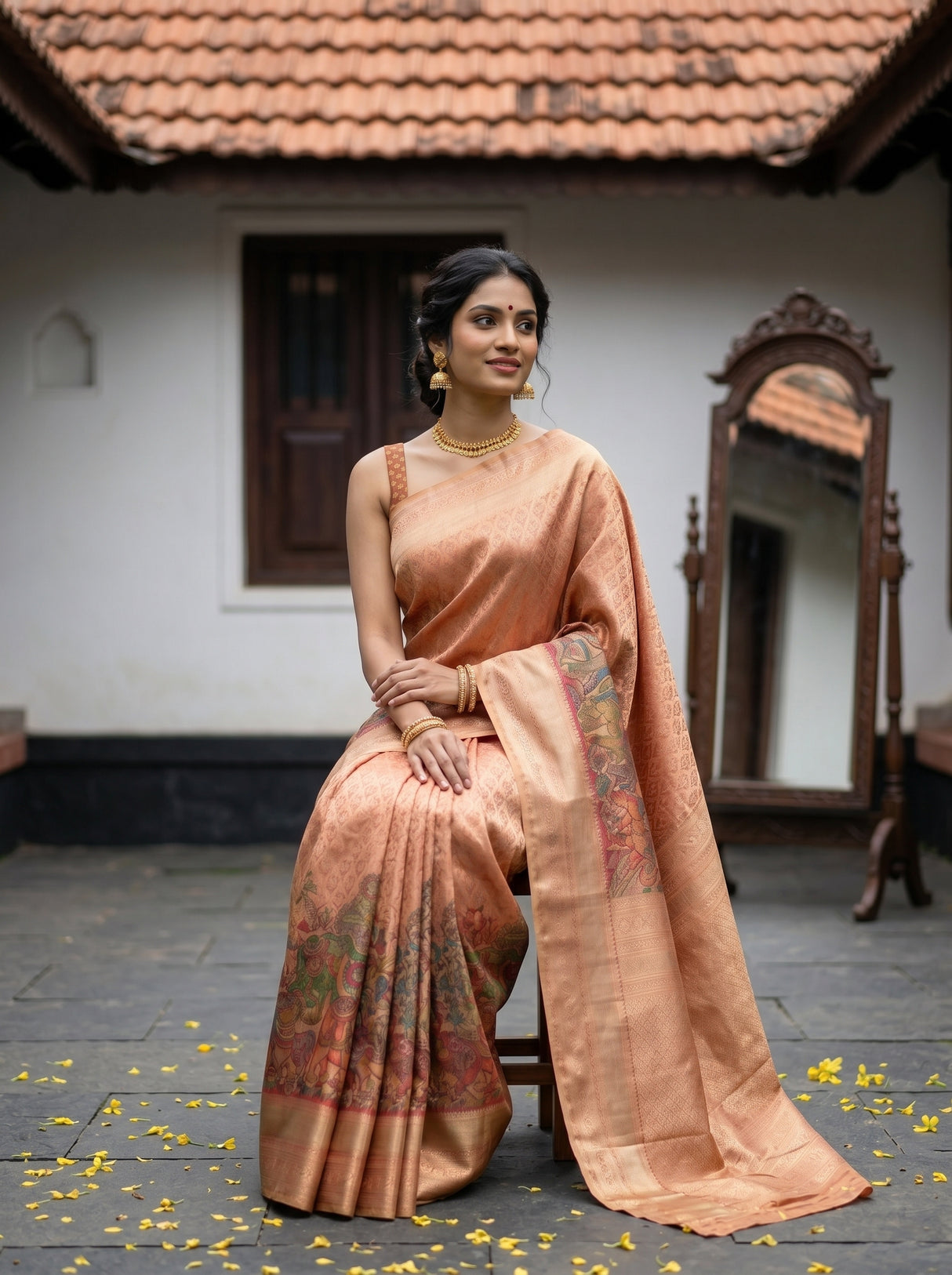 MIMOSA Saree Saree — pose 8 styling detail