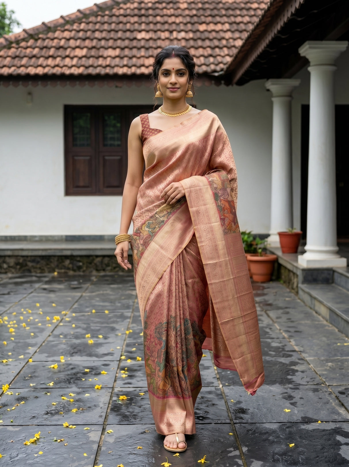 MIMOSA Saree Saree — pose 6 styling detail