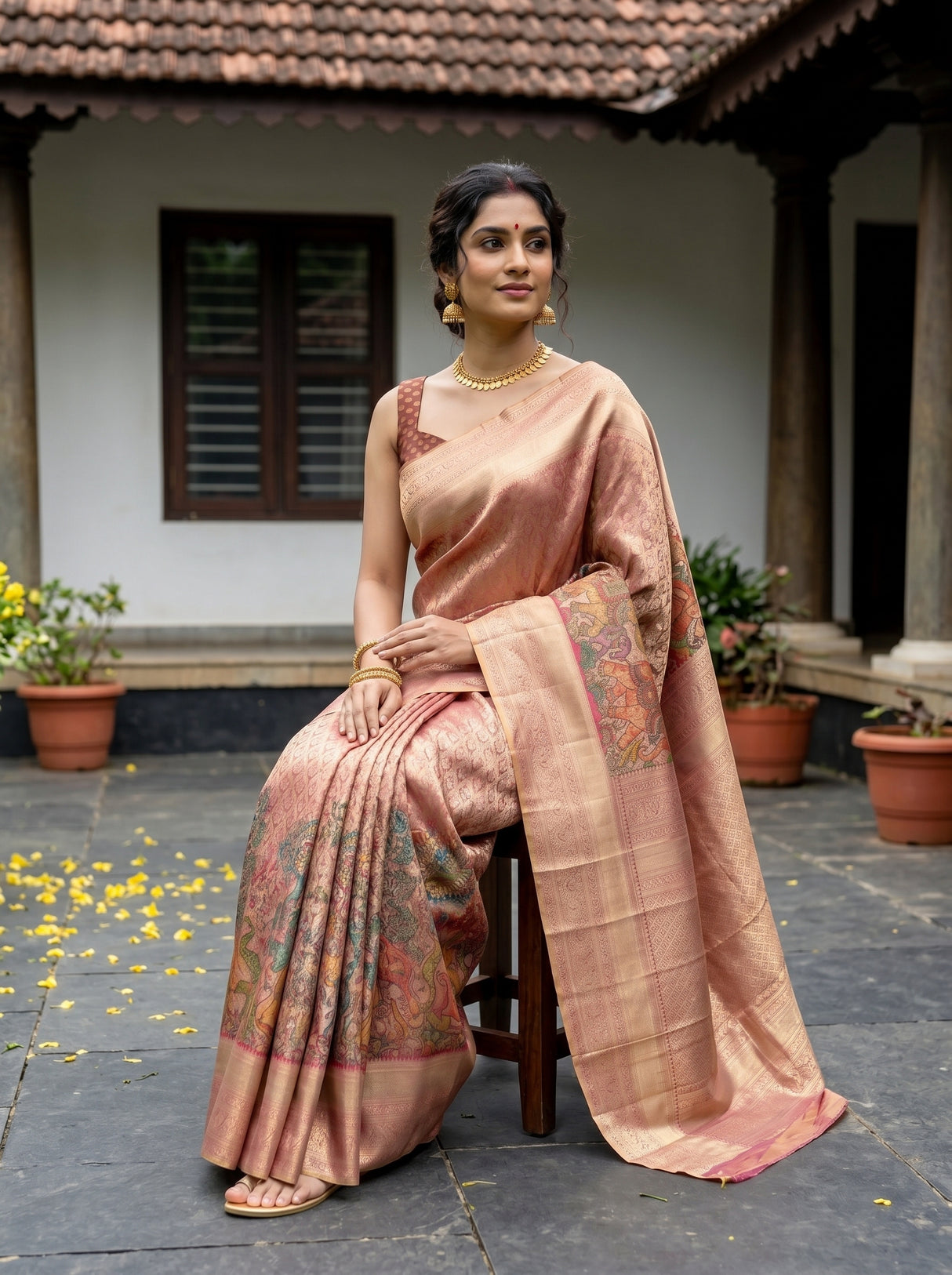 MIMOSA Saree Saree — pose 8 styling detail