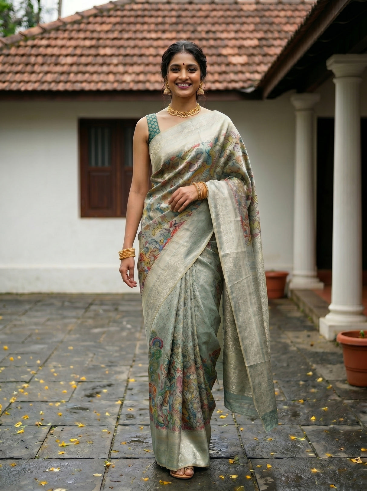 MIMOSA Saree Saree — pose 6 styling detail