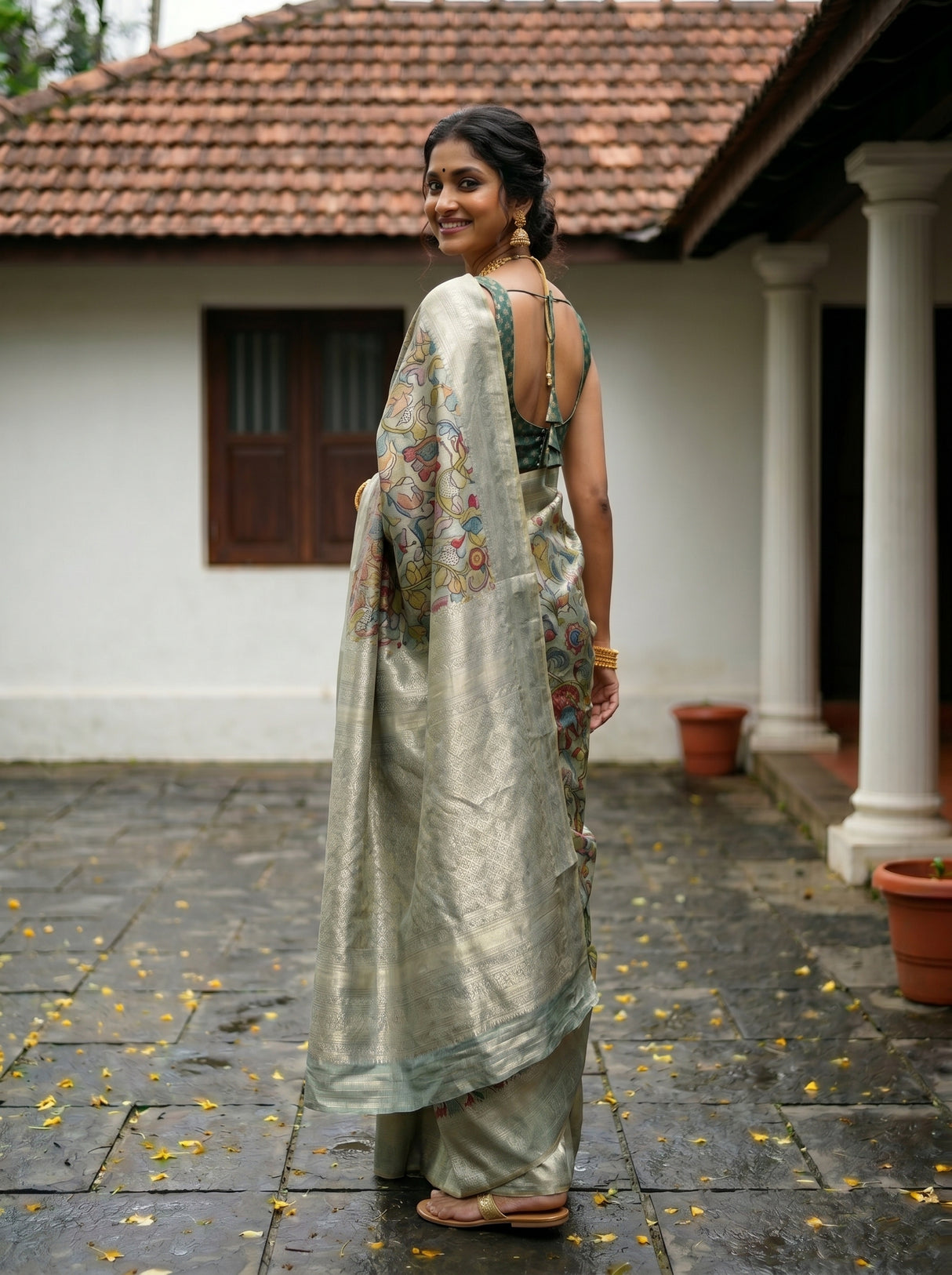 MIMOSA Saree Saree — pose 7 styling detail