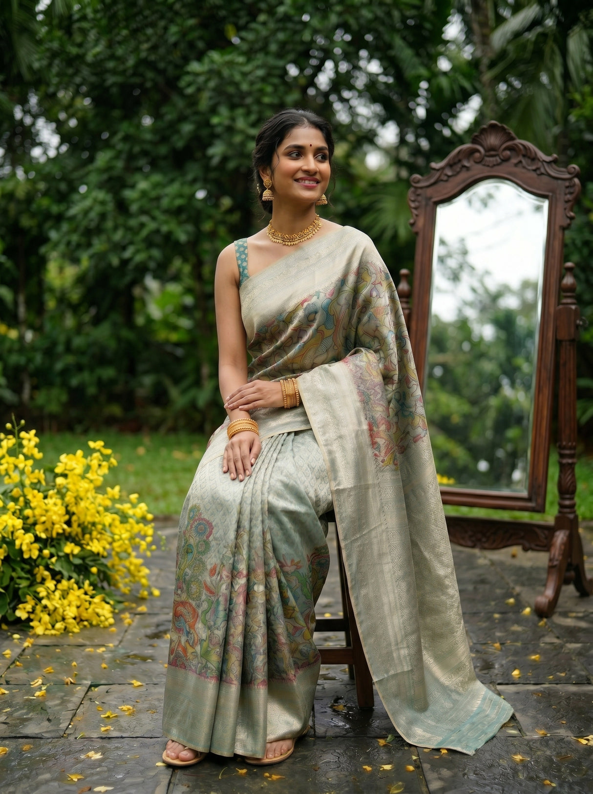 MIMOSA Saree Saree — pose 8 styling detail
