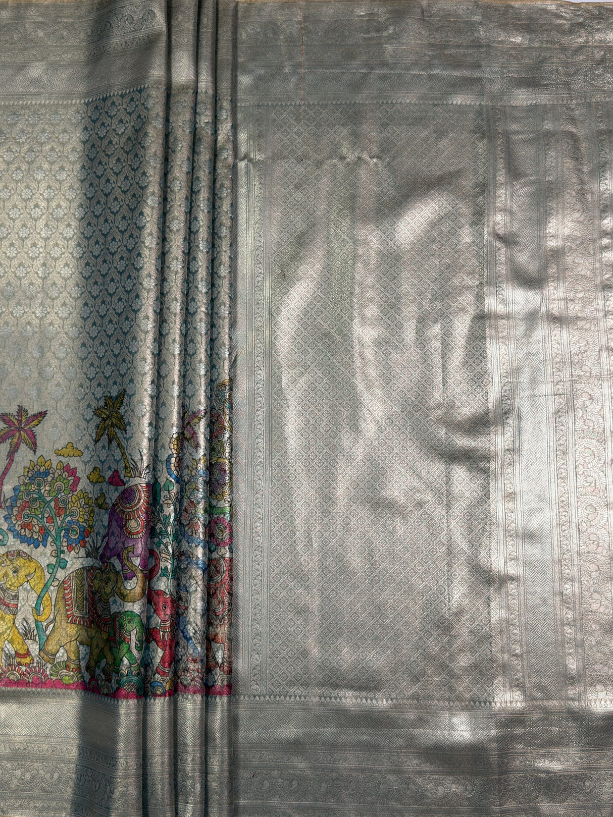 MIMOSA Saree Saree — pallu and zari work detail