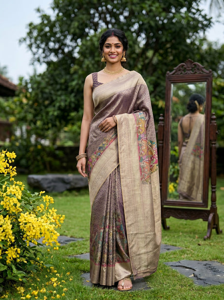 MIMOSA Saree Saree — front view on mannequin