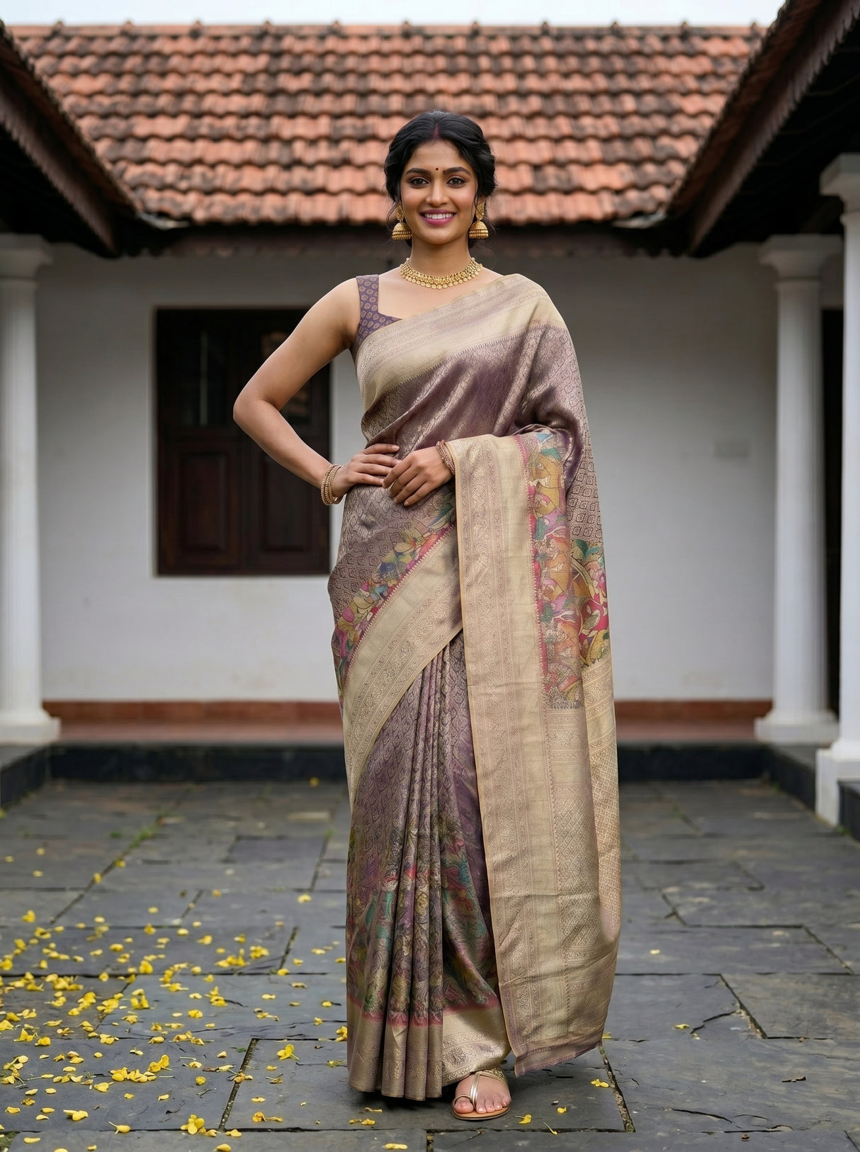 MIMOSA Saree Saree — pose 4 styling detail