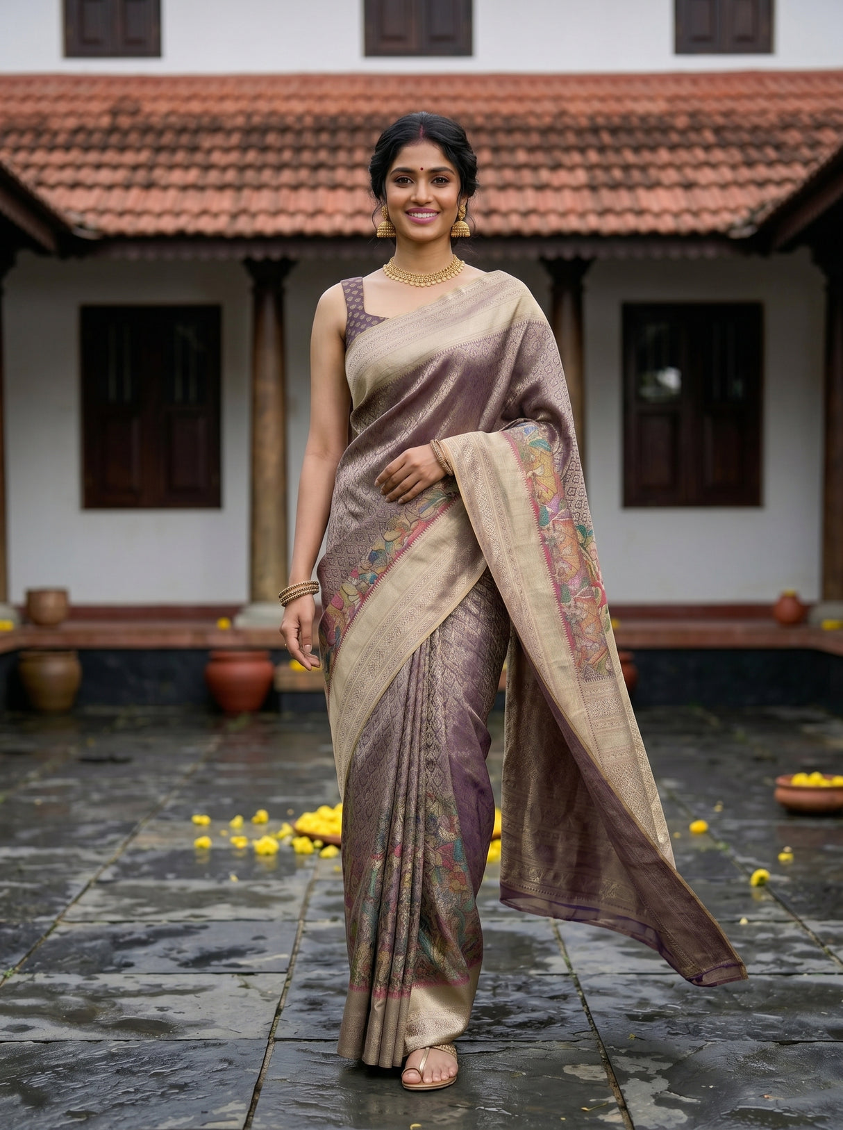 MIMOSA Saree Saree — pose 6 styling detail