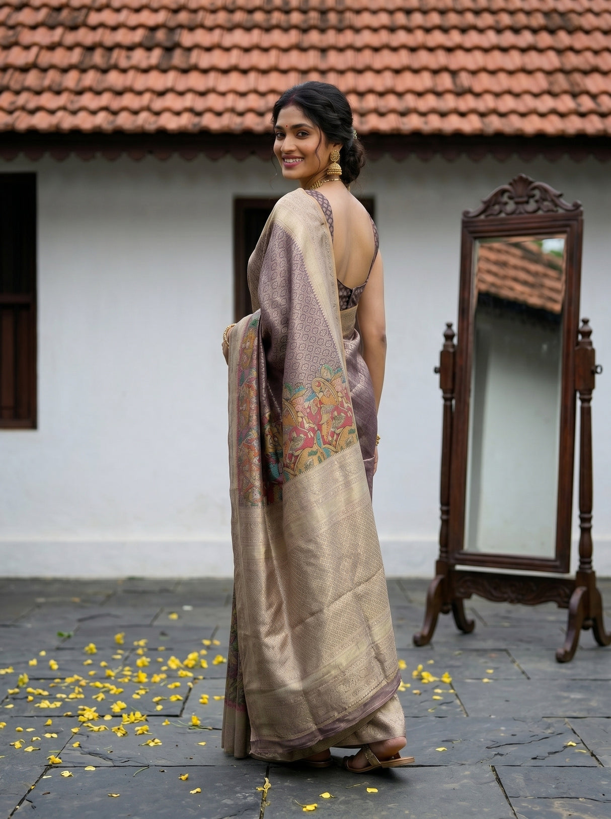 MIMOSA Saree Saree — pose 7 styling detail