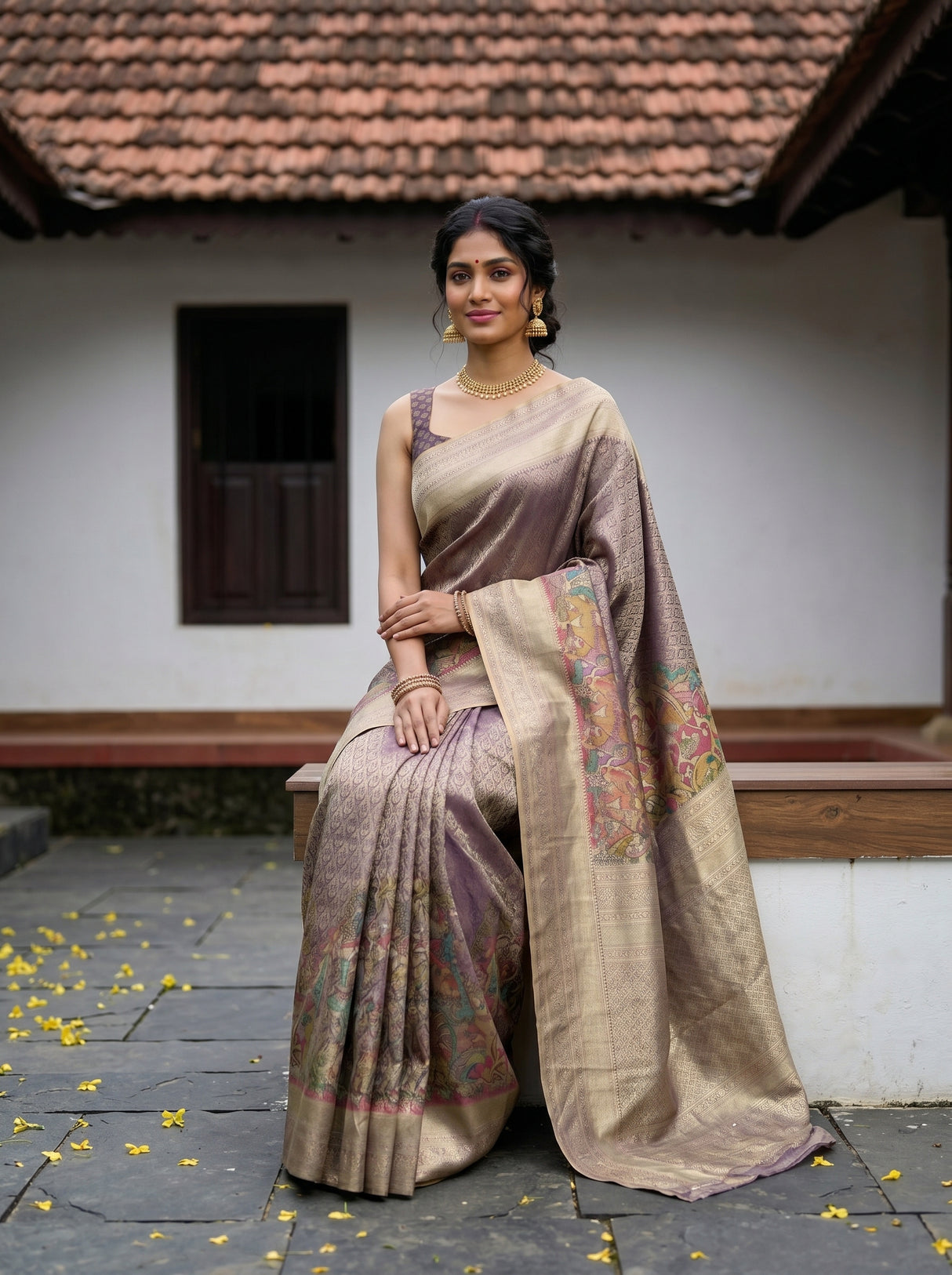 MIMOSA Saree Saree — pose 8 styling detail