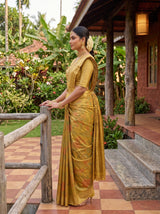 MIMOSA Gold Saree Saree — pose 3 styling detail