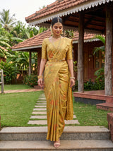 MIMOSA Gold Saree Saree — pose 6 styling detail